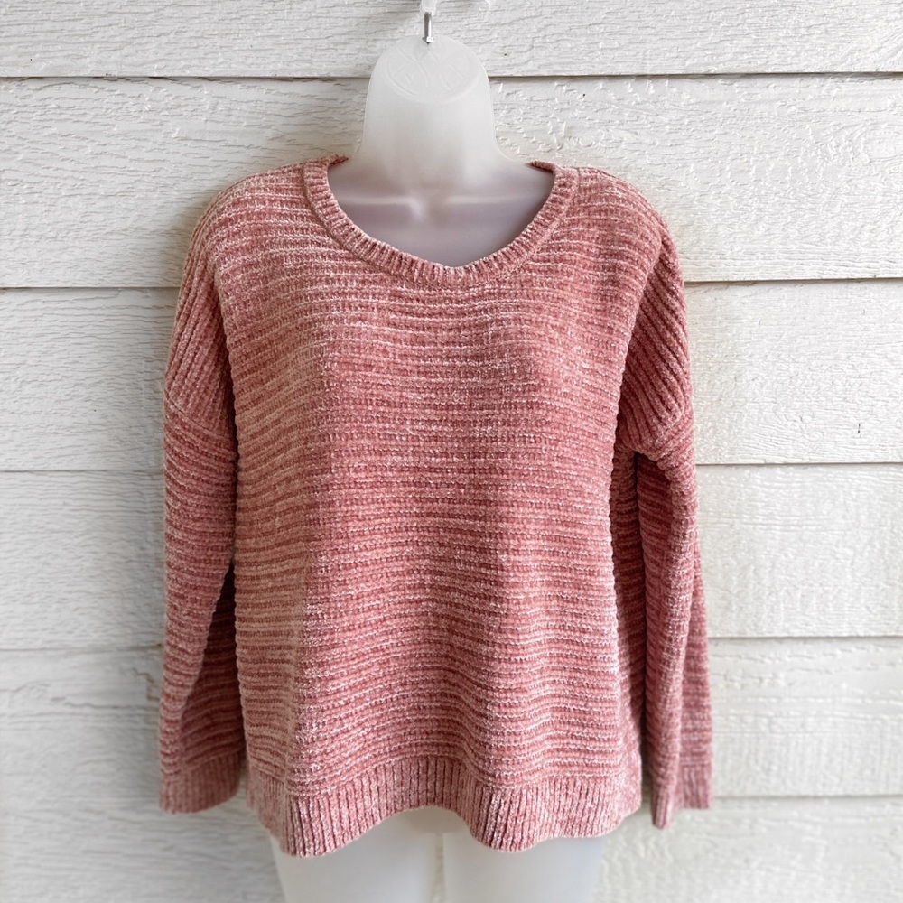 Blush Pink Rose Sweater